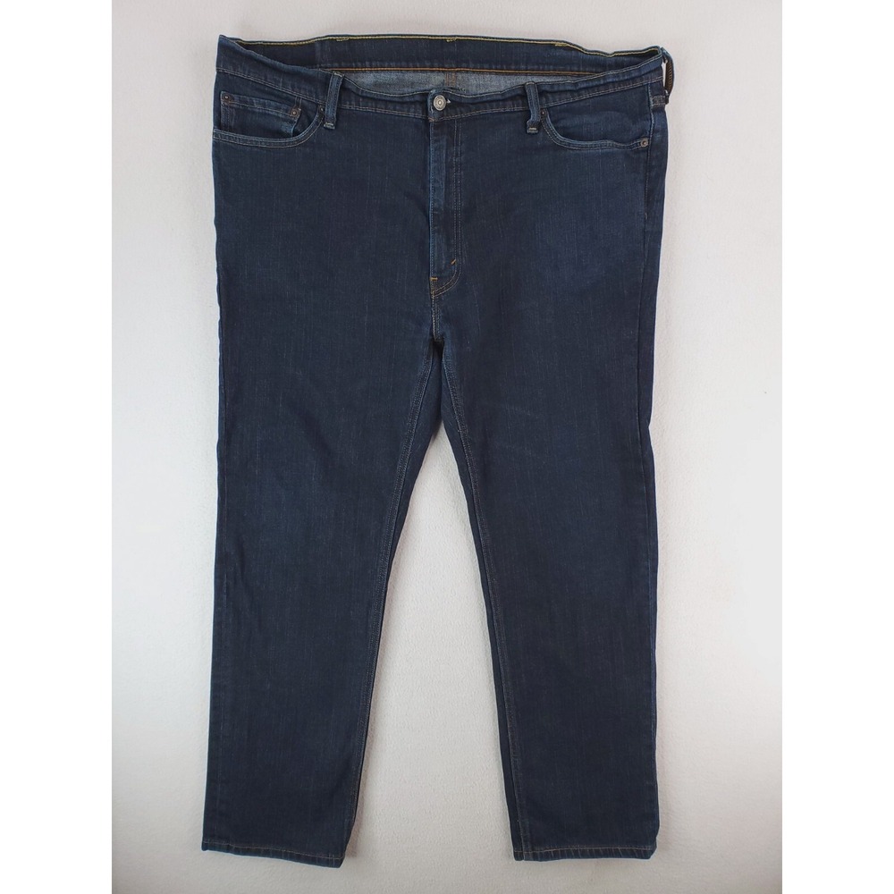 Levis 541 Jeans Mens 44x30* Blue Athletic Tapered Stretch Denim Dark Wash Pants